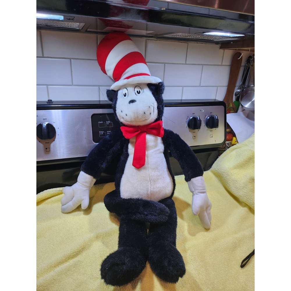 Vintage~Macys~Cat in the Hat~Plush Doll 28"~1995~Dr. Seuss Plush~Great Condition